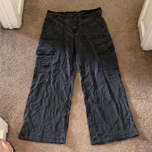 American Eagle Outfitters Black Wide Leg Pants